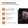 Bloemen - Vintage - Roze Inductie beschermer vinyl 3mm klein -zzzzzzz-td-ups