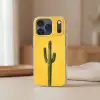 Cactus - Groen - Minimalistisch Telefoonhoesje iPhone 17 Pro Max klein -sfeer2