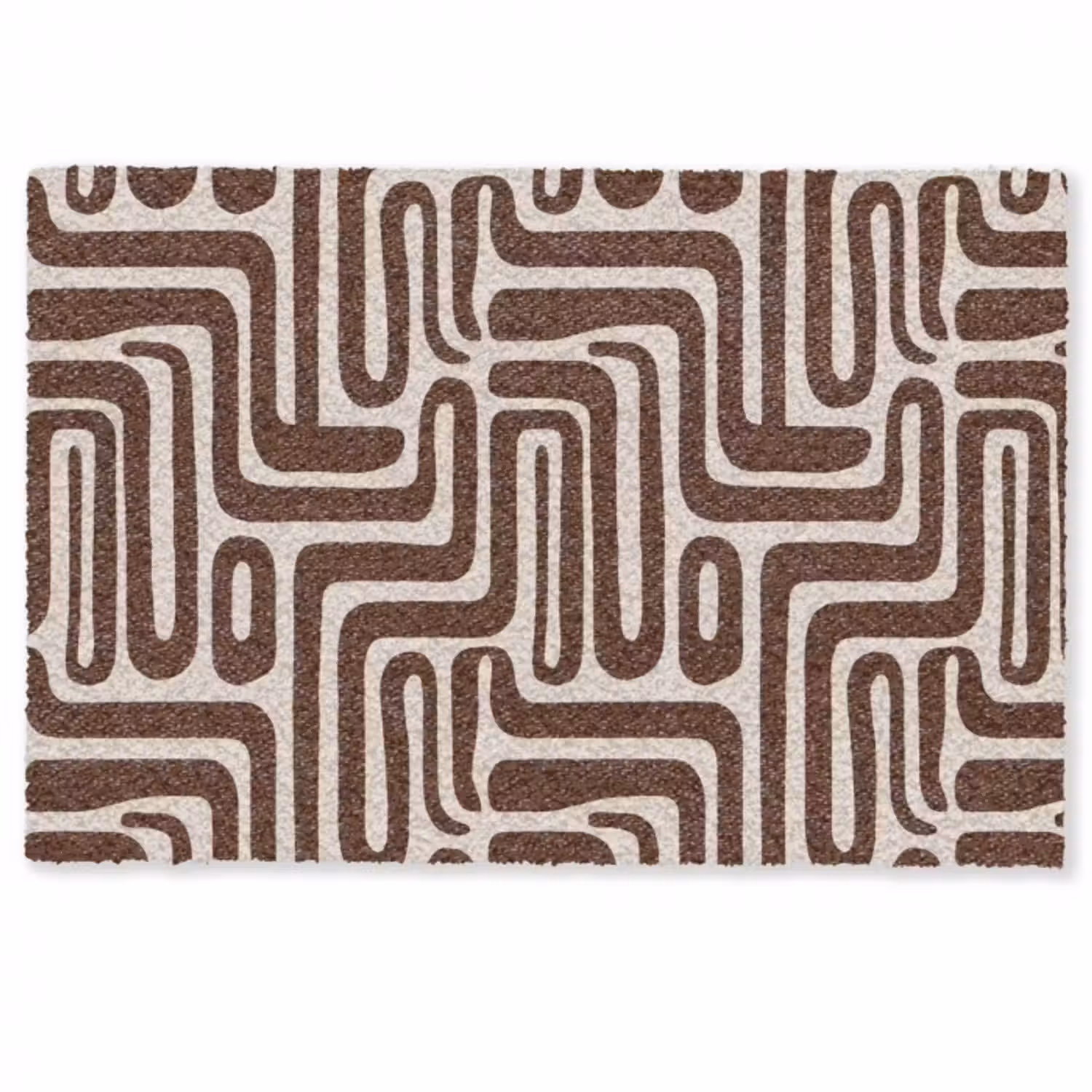 Fußmatte - Abstrakt - Muster - Braun