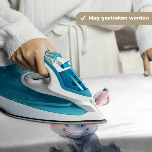 Neushoorn - Baby dier - Dieren Wandkleed katoen klein -sfeer9