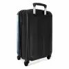 Fee met blauwe jurk en bloemetjes kroon NBS - Handbagage koffer - Kinderen Unisex middel -achterkant