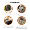 Appels - Peren - Fruit - Groen Inductie beschermer vinyl 3mm klein 276 -zzzzzzz-td-werking