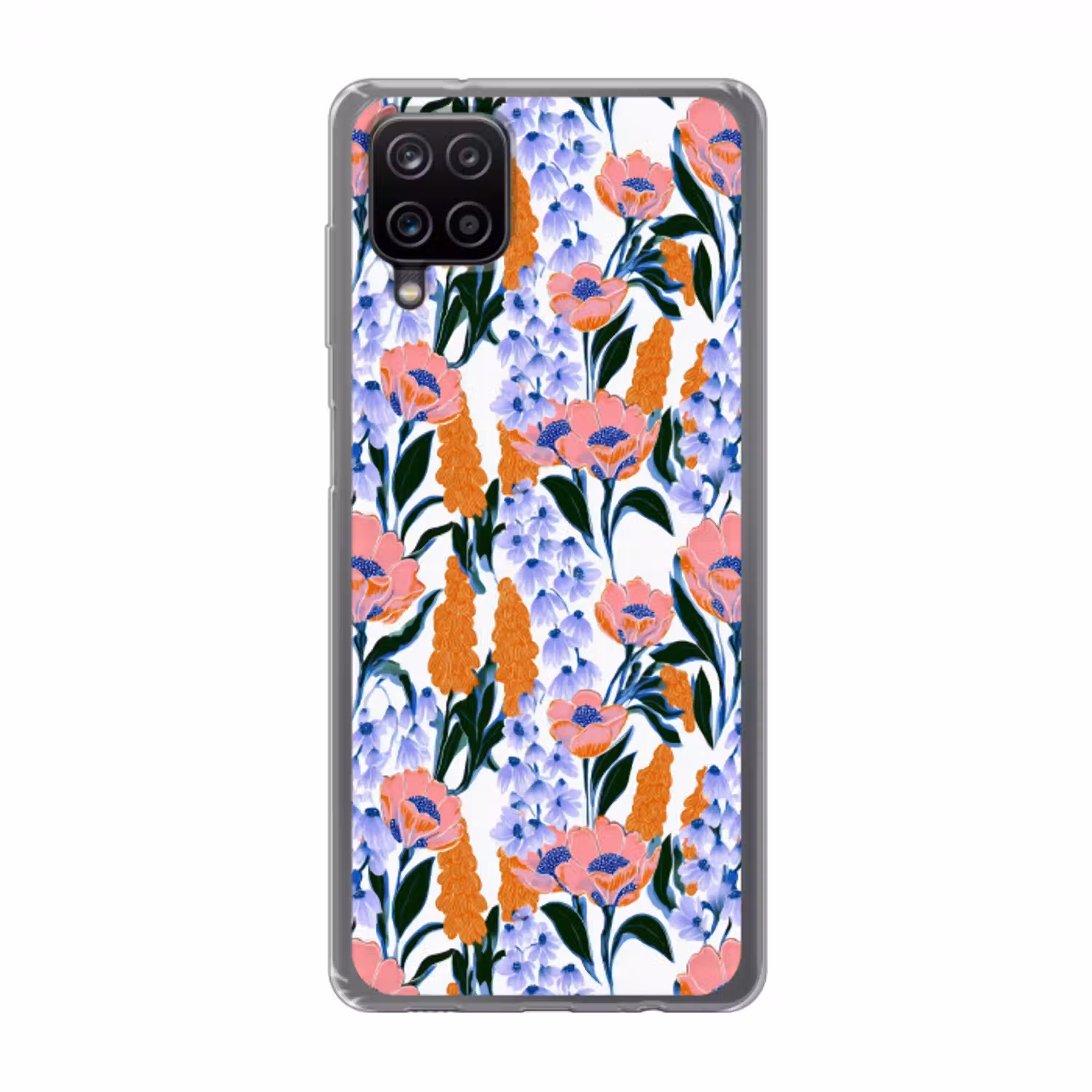 Patroon - Aquarel - Kleurrijk Telefoonhoesje Samsung Galaxy A12 klein 372 -3d