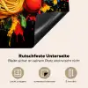 Spaghetti - Graffiti - Verf - Kleurrijk - Eten - Modern Inductie beschermer vinyl 3mm middel -tsfeer4_DE