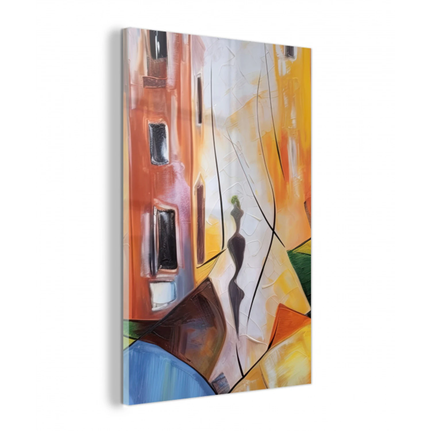 Abstract - Kunst - Schilderij - Kleuren plexiglas 5mm klein -z3d