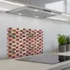 Oud - Stenen - Muur keuken achterwand spatscherm klein 900 -3d_schuin