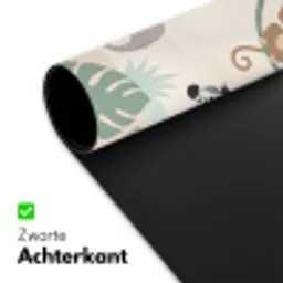 Jungle - Dieren - Groen Muismat XXL klein -sfeer2