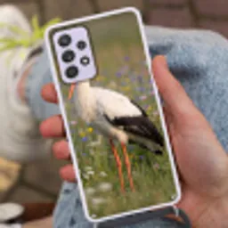 Ooienvaar - Bloemen - Weide - Kleurrijk Hoesje Samsung Galaxy A52 5G met koord klein -sfeer3