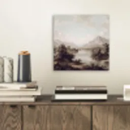 Klassiek - Landschap - Sereen aluminium wit klein -sfeer1
