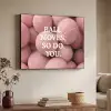 Basketballen - Roze - Quote - Sportief Textielframe zwart klein -sfeer3