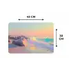 Zomerlicht - Strand - Fonkelende accenten Placemat vinyl groot -specs