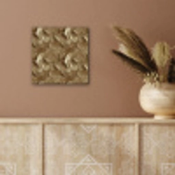 Organisch - Patroon - Bladeren - Goud aluminium wit klein 46 -sfeer4