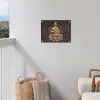 Boeddha - Mantra - Meditatie - Spiritueel - Koper tuinposter los doek klein -sfeer8