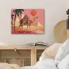 Kameel - Pyramides - Rode zon PET vilt klein -sfeer3