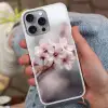 Bloesems - Meeldraden - Geel - Wazig Hoesje iPhone 16 Pro Max met koord klein -sfeer3