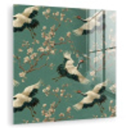Kersenbloesem - Kraamvogels - Groen plexiglas 5mm klein 11 -zzzproduct_nieuw