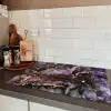 Marmer - Goud - Roze Inductie beschermer vinyl 3mm klein -sfeer3