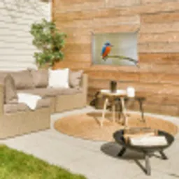 Vogel - IJsvogel - Tak tuinposter los doek klein -sfeer4