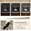 Wolkje - Gezichtje - Sterren - Donkerblauw Light Box met batterij (Wandlamp kind) middel -USP_dimbaarNL