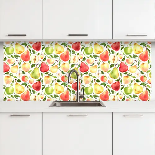 Patroon - Appels - Peren keuken achterwand 2 middel 871 -3d