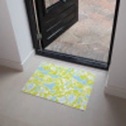 Modern - Bloemen - Groen Deurmat klein 898 -sfeer5