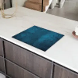 Natuursteen - Beton - Steen - Blauw Inductie beschermer vinyl 3mm groot -sfeer8