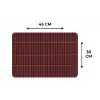 Lijnen - Patroon - Bordeaux Placemat vinyl groot 368 -specs