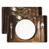 Bos - Mist - Zonlicht Placemat vinyl groot -zzsfeer2_Kitchenyeah-website