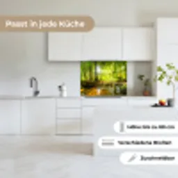 Bos - Landschap - Water - Bomen - Zon - Groen - Natuur keuken achterwand 2 middel -sfeer4_DE