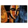 Abstract - Portret - Kleurvakken Placemat vinyl groot -zzsfeer1_Kitchenyeah-website
