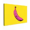 Banaan - Grafisch - Geel Tuinposter op houten frame 2 cm dik klein -3d