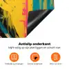 Vrouw - Verfstrepen - Gekleurd Inductie beschermer vinyl 3mm klein -zzzzzzz-td-onderkant