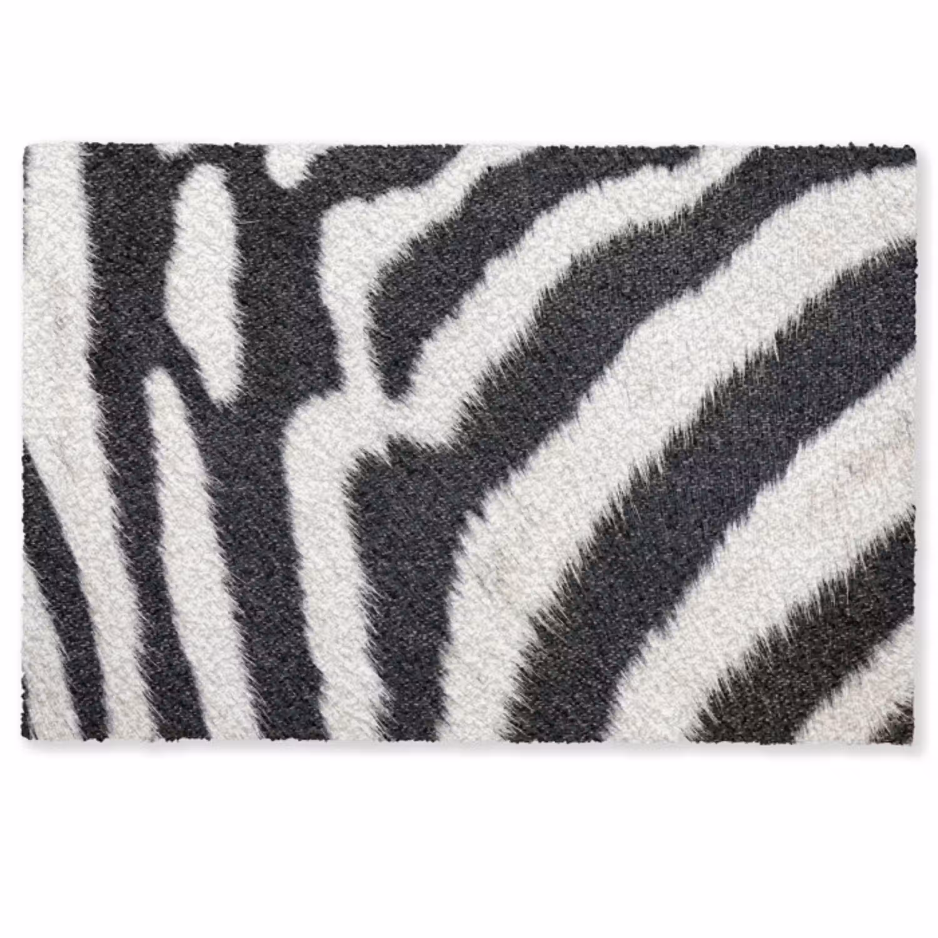 Zebra - Vacht - Klassiek - Zwart - Wit Deurmat klein -zkaufland3d