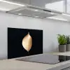 Bladeren - Goud - Zwart - Planten - Luxe keuken achterwand spatscherm klein -3d_schuin