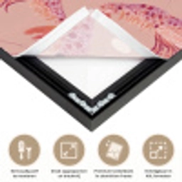 Garnalen - Stippen - Roze Textielframe zwart klein 947 -USP_feed_closeupNL