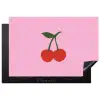 Kersen - Roze - Illustratie Inductie beschermer vinyl 3mm klein -3d