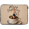 More espresso - Koffie - Eend laptophoes neopreen klein -zkaufland3dotto