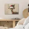 Kerst - Hert - Gewei - Rood PET vilt klein -sfeer3
