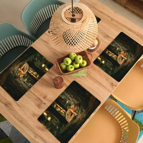 Vos - Bos - Slapen Placemat vinyl groot -zzsfeer5_Kitchenyeah-website