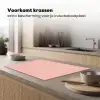 Zalmroze - Strepen - Patroon Inductie beschermer vinyl 3mm klein 276 -sfeer1