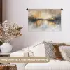 Abstract - Modern - Beige - Aesthetic - Goud Wandkleed katoen klein -sfeer1