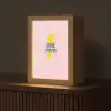 Grl pwr - Bliksem - Roze Light Box met kabel (Tafellamp) klein -z3d_website