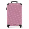 Boho - Paars patroon NBS - Handbagage koffer - Kinderen Unisex middel -productfoto_recht