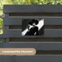 Vrouw - Wijn - Chic tuinposter los doek klein -sfeer3