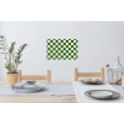 Schaakbord - Patroon - Groen Muursticker klein 286 -eettafel