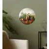 Stilleven - Kruiden - Specerijen - Fruit - Kleurrijk Wandcirkel behangsticker klein -sfeer2