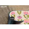 Love - Patroon - Bloemen - Hartjes Placemat vinyl groot 368 -closeup