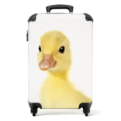 Barry de Badeend Koffer - NBS - Handbagage middel -productfoto_recht