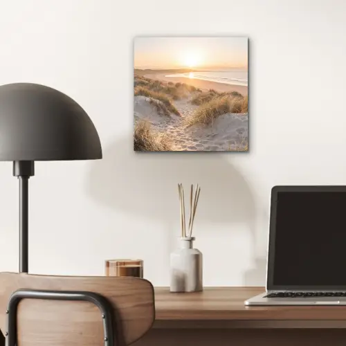 Duinen - Strand - Zee aluminium wit klein -sfeer5