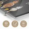 Quotes - Keuken - Spreuken - In deze keuken wordt gekookt met liefde - Liefde plexiglas 5mm klein -sfeer2